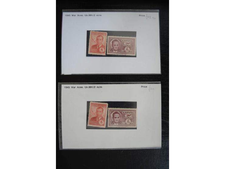1920/53, reichhaltige Lagerpartie Luftpostausgaben mit auch einigen Abarten, dabei u.a. auch mehrfach Mi. 985-87