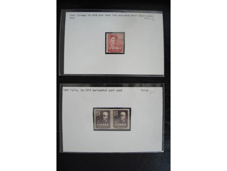 1920/53, reichhaltige Lagerpartie Luftpostausgaben mit auch einigen Abarten, dabei u.a. auch mehrfach Mi. 985-87