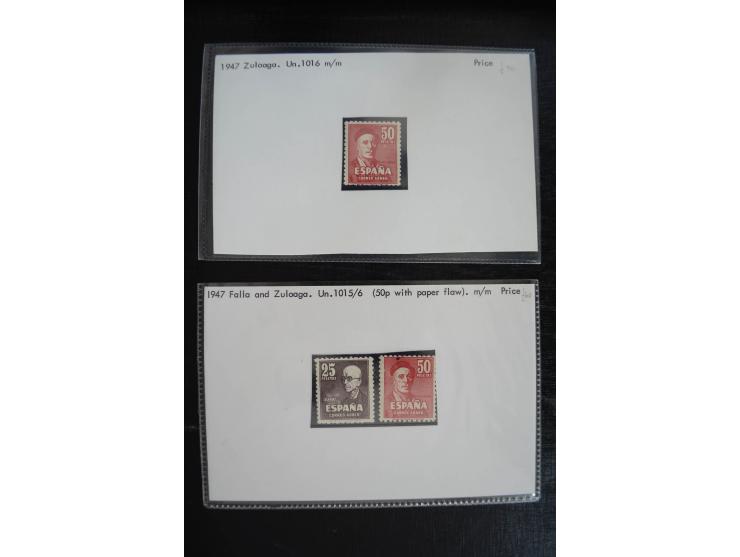 1920/53, reichhaltige Lagerpartie Luftpostausgaben mit auch einigen Abarten, dabei u.a. auch mehrfach Mi. 985-87