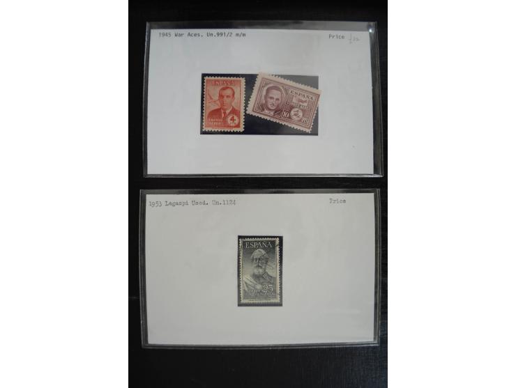 1920/53, reichhaltige Lagerpartie Luftpostausgaben mit auch einigen Abarten, dabei u.a. auch mehrfach Mi. 985-87