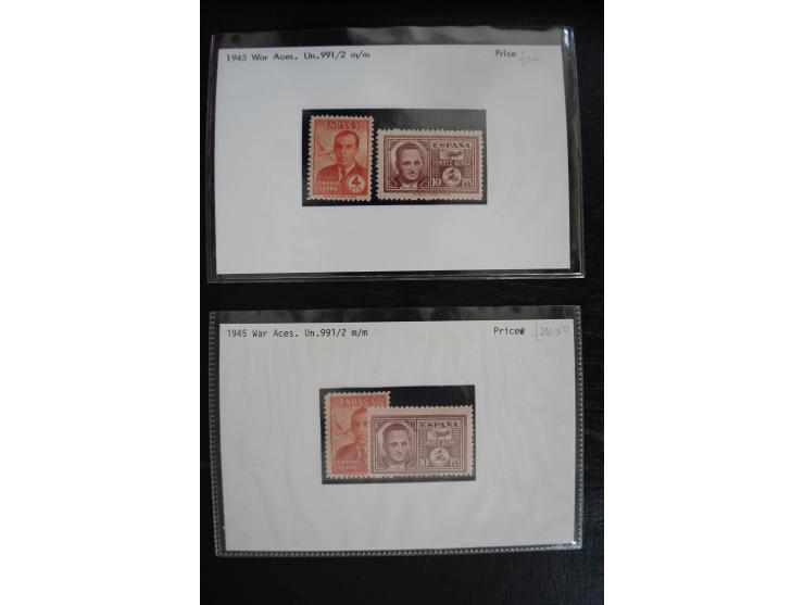1920/53, reichhaltige Lagerpartie Luftpostausgaben mit auch einigen Abarten, dabei u.a. auch mehrfach Mi. 985-87