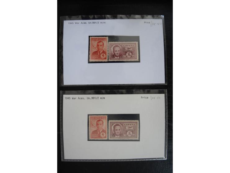 1920/53, reichhaltige Lagerpartie Luftpostausgaben mit auch einigen Abarten, dabei u.a. auch mehrfach Mi. 985-87