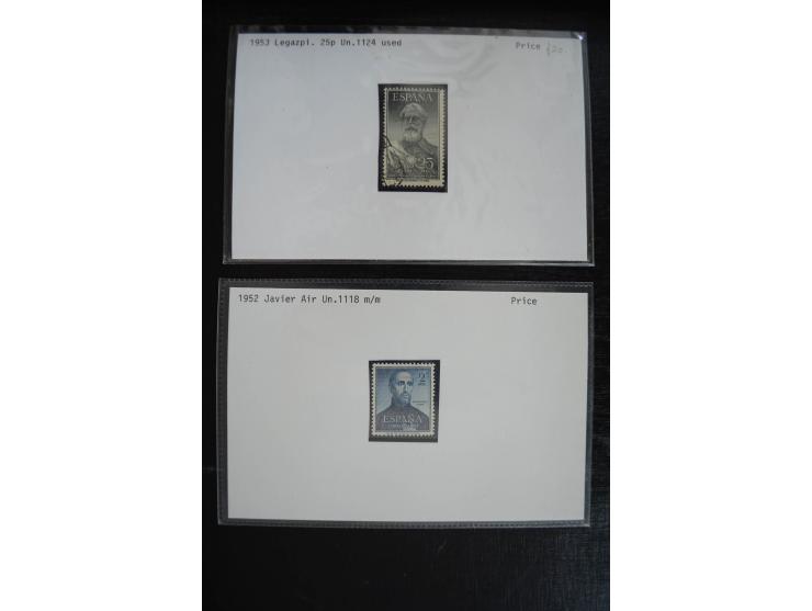 1920/53, reichhaltige Lagerpartie Luftpostausgaben mit auch einigen Abarten, dabei u.a. auch mehrfach Mi. 985-87