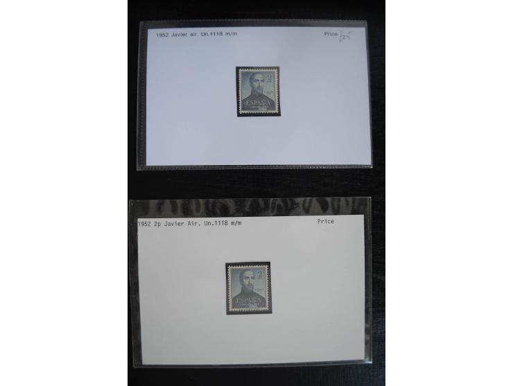 1920/53, reichhaltige Lagerpartie Luftpostausgaben mit auch einigen Abarten, dabei u.a. auch mehrfach Mi. 985-87