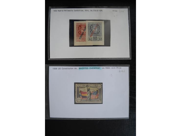1920/53, reichhaltige Lagerpartie Luftpostausgaben mit auch einigen Abarten, dabei u.a. auch mehrfach Mi. 985-87