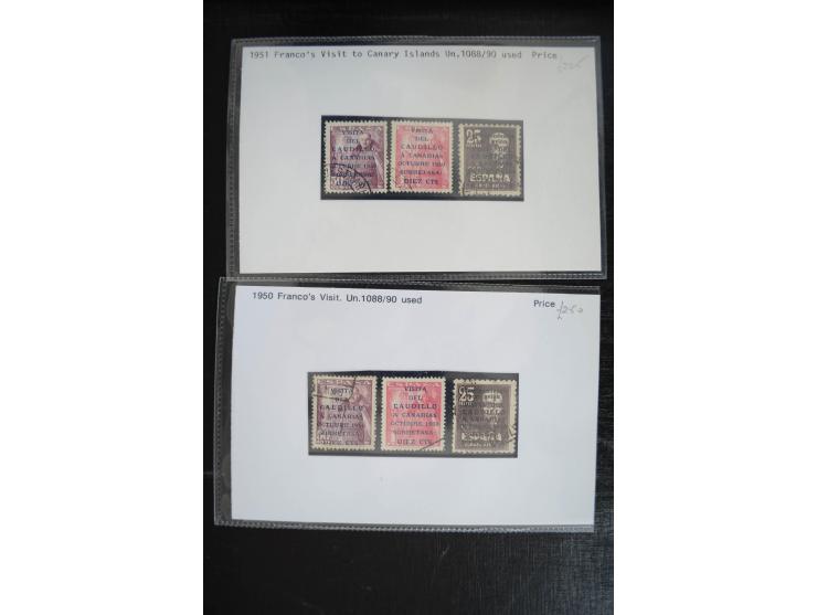1920/53, reichhaltige Lagerpartie Luftpostausgaben mit auch einigen Abarten, dabei u.a. auch mehrfach Mi. 985-87