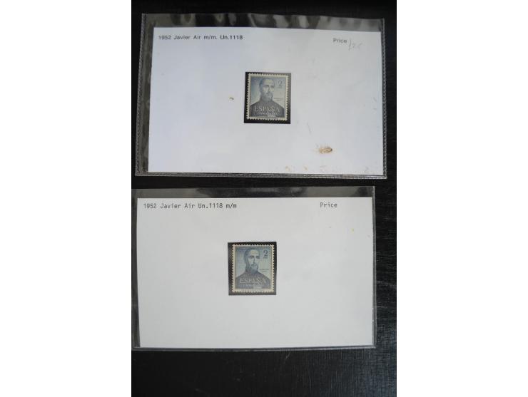 1920/53, reichhaltige Lagerpartie Luftpostausgaben mit auch einigen Abarten, dabei u.a. auch mehrfach Mi. 985-87