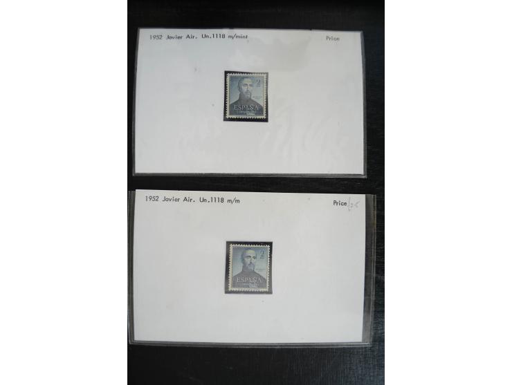 1920/53, reichhaltige Lagerpartie Luftpostausgaben mit auch einigen Abarten, dabei u.a. auch mehrfach Mi. 985-87