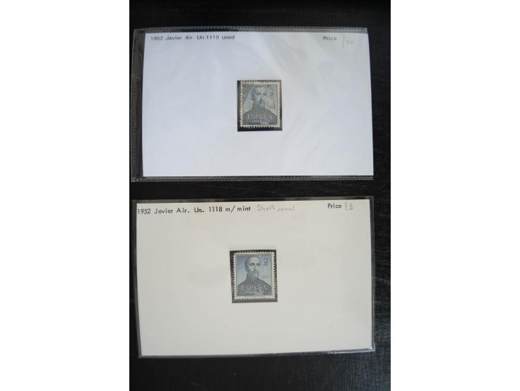 1920/53, reichhaltige Lagerpartie Luftpostausgaben mit auch einigen Abarten, dabei u.a. auch mehrfach Mi. 985-87