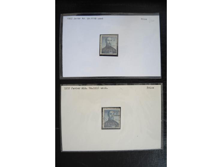 1920/53, reichhaltige Lagerpartie Luftpostausgaben mit auch einigen Abarten, dabei u.a. auch mehrfach Mi. 985-87