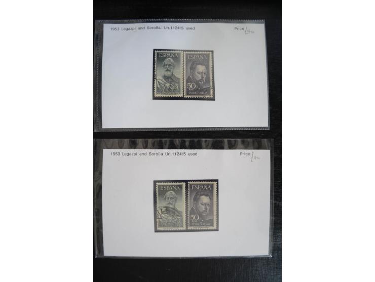 1920/53, reichhaltige Lagerpartie Luftpostausgaben mit auch einigen Abarten, dabei u.a. auch mehrfach Mi. 985-87