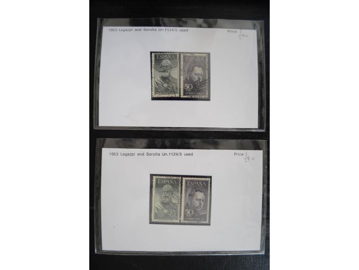 1920/53, reichhaltige Lagerpartie Luftpostausgaben mit auch einigen Abarten, dabei u.a. auch mehrfach Mi. 985-87