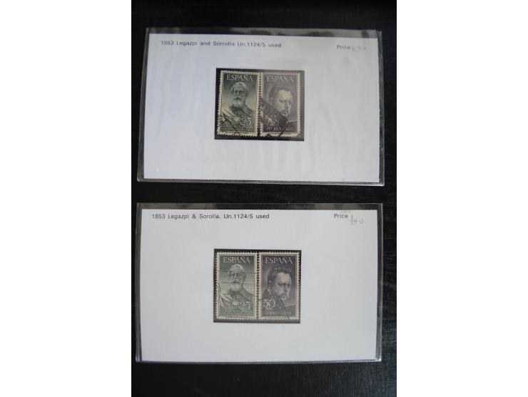 1920/53, reichhaltige Lagerpartie Luftpostausgaben mit auch einigen Abarten, dabei u.a. auch mehrfach Mi. 985-87