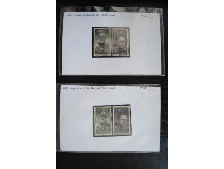 1920/53, reichhaltige Lagerpartie Luftpostausgaben mit auch einigen Abarten, dabei u.a. auch mehrfach Mi. 985-87
