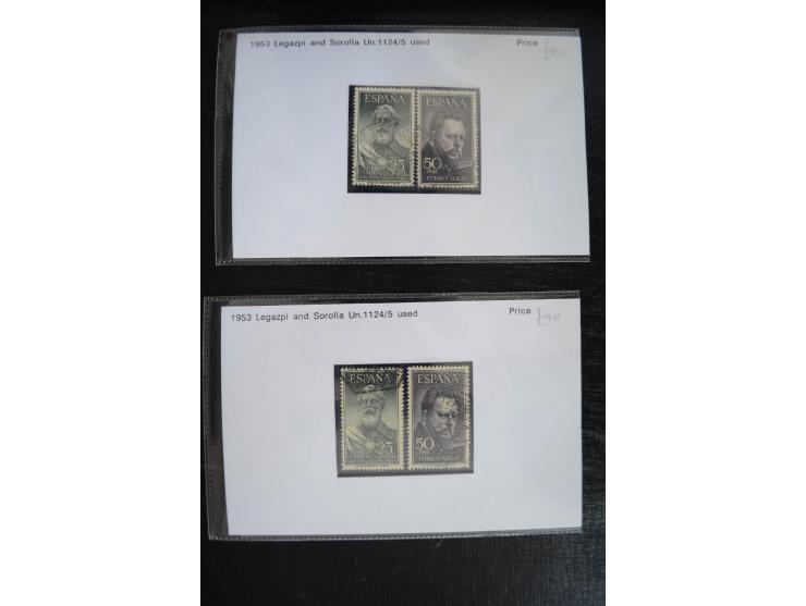 1920/53, reichhaltige Lagerpartie Luftpostausgaben mit auch einigen Abarten, dabei u.a. auch mehrfach Mi. 985-87