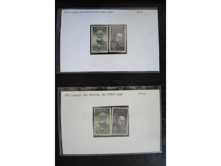 1920/53, reichhaltige Lagerpartie Luftpostausgaben mit auch einigen Abarten, dabei u.a. auch mehrfach Mi. 985-87