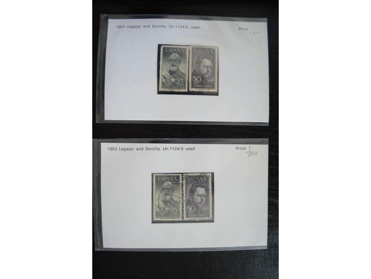1920/53, reichhaltige Lagerpartie Luftpostausgaben mit auch einigen Abarten, dabei u.a. auch mehrfach Mi. 985-87