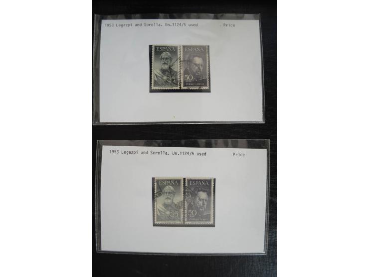 1920/53, reichhaltige Lagerpartie Luftpostausgaben mit auch einigen Abarten, dabei u.a. auch mehrfach Mi. 985-87