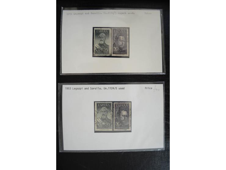 1920/53, reichhaltige Lagerpartie Luftpostausgaben mit auch einigen Abarten, dabei u.a. auch mehrfach Mi. 985-87