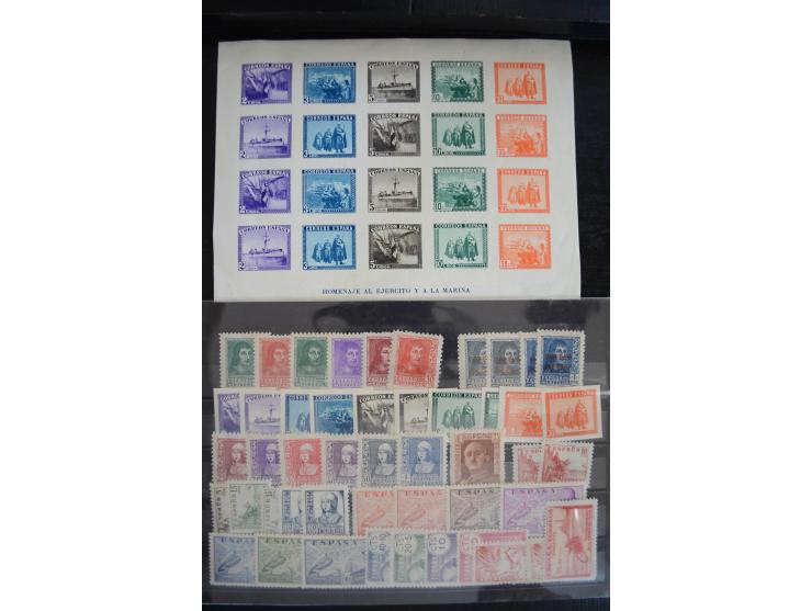 1930/40, postfrischer, etwas ungebrauchter und gestempelter Bestand, dabei u.a. Mi.-Nr. 762 (8), 763 (19), 784 (25), 810 (9),