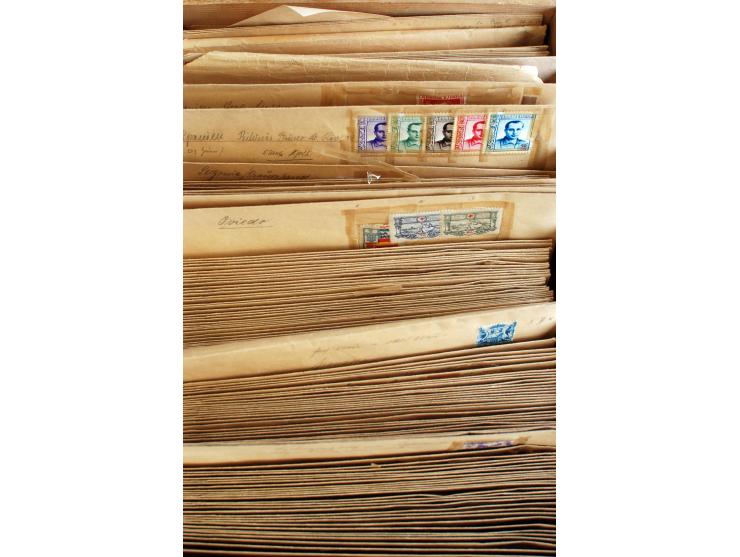 1936/39, postfricher, ungebrauchter und gestempelter Bestand, dabei Einheiten und Bogenteile, Blocks, ungezähnte Marken, Aufd