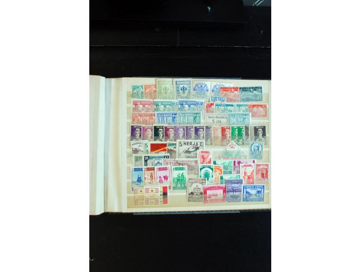 1936/39, postfrische, ungebrauchte und etwas gestempelte reichhaltige Sammlung, dabei viele bessere Ausgaben, ungezähnte Mark