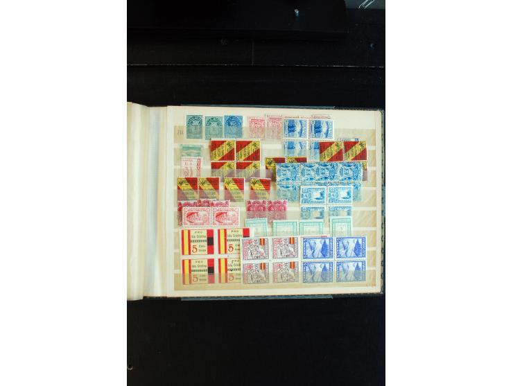 1936/39, postfrische, ungebrauchte und etwas gestempelte reichhaltige Sammlung, dabei viele bessere Ausgaben, ungezähnte Mark