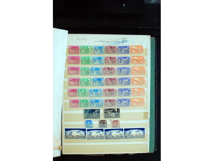 1936/39, postfrische, ungebrauchte und etwas gestempelte reichhaltige Sammlung, dabei viele bessere Ausgaben, ungezähnte Mark