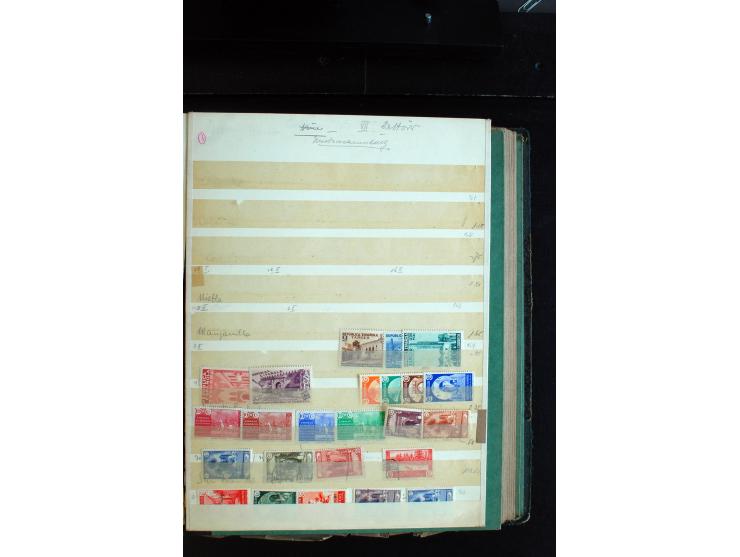 1936/39, postfrische, ungebrauchte und etwas gestempelte reichhaltige Sammlung, dabei viele bessere Ausgaben, ungezähnte Mark