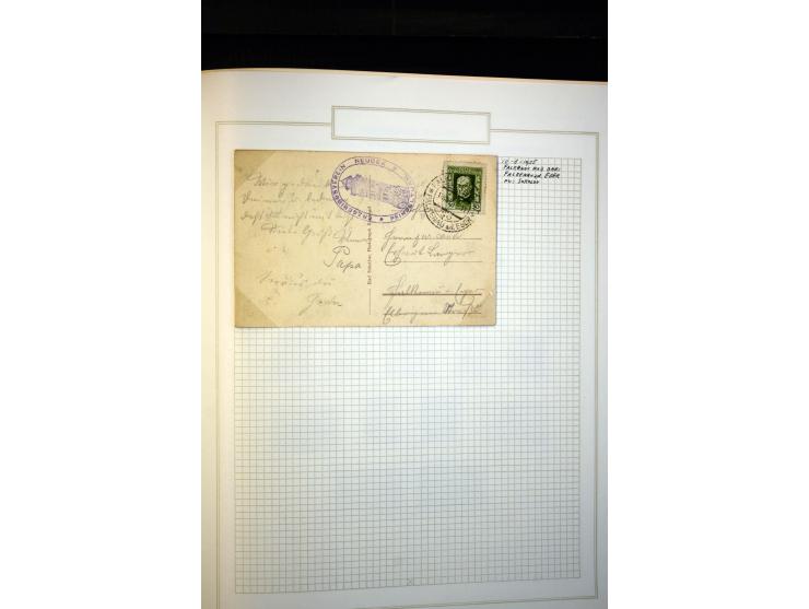 1918/38, interessante ungebrauchte/postfrische und gestempelte Sammlung mit einigen Briefen, spezialisiert nach Zähnungen, Fa