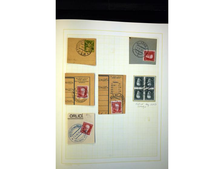 1918/38, interessante ungebrauchte/postfrische und gestempelte Sammlung mit einigen Briefen, spezialisiert nach Zähnungen, Fa