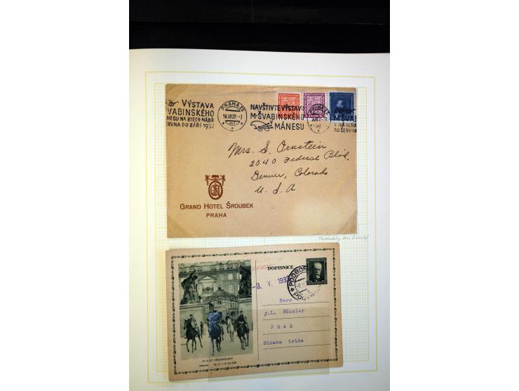 1918/38, interessante ungebrauchte/postfrische und gestempelte Sammlung mit einigen Briefen, spezialisiert nach Zähnungen, Fa