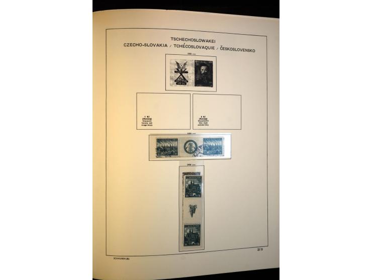 1918/38, interessante ungebrauchte/postfrische und gestempelte Sammlung mit einigen Briefen, spezialisiert nach Zähnungen, Fa