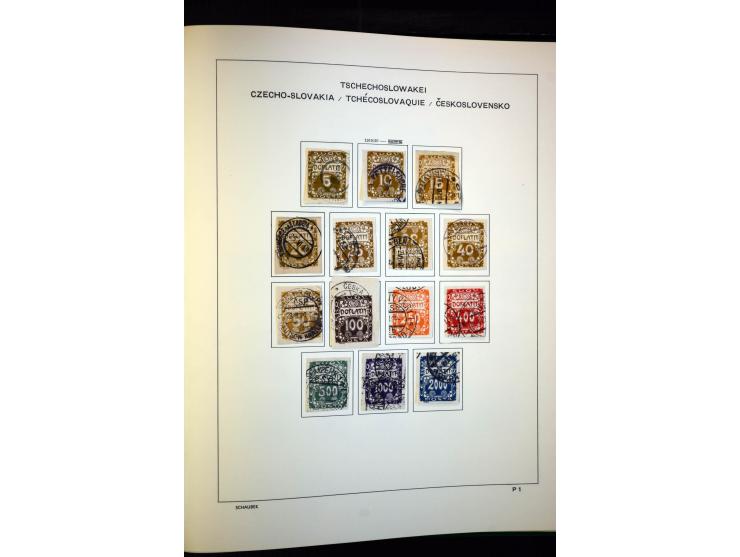 1918/38, interessante ungebrauchte/postfrische und gestempelte Sammlung mit einigen Briefen, spezialisiert nach Zähnungen, Fa
