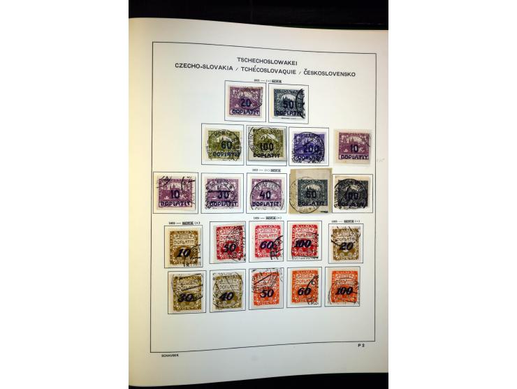 1918/38, interessante ungebrauchte/postfrische und gestempelte Sammlung mit einigen Briefen, spezialisiert nach Zähnungen, Fa