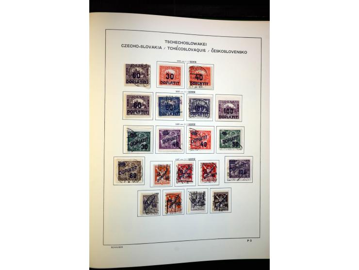 1918/38, interessante ungebrauchte/postfrische und gestempelte Sammlung mit einigen Briefen, spezialisiert nach Zähnungen, Fa