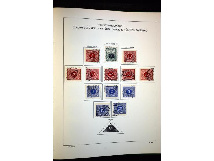 1918/38, interessante ungebrauchte/postfrische und gestempelte Sammlung mit einigen Briefen, spezialisiert nach Zähnungen, Fa