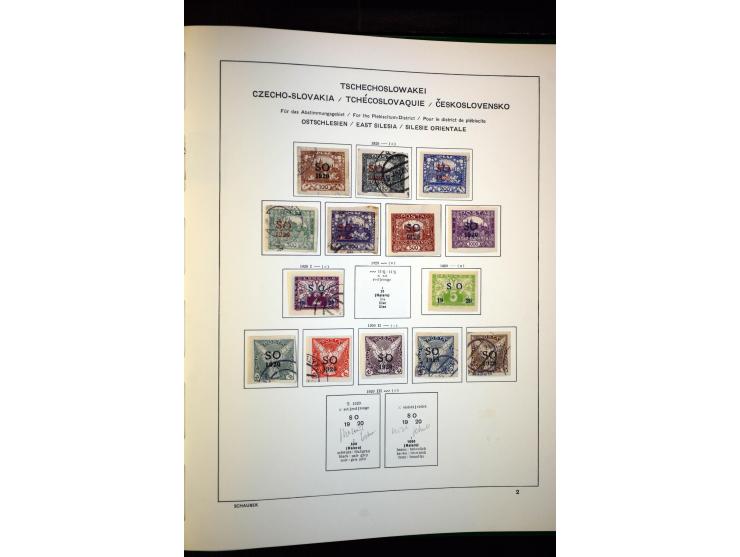 1918/38, interessante ungebrauchte/postfrische und gestempelte Sammlung mit einigen Briefen, spezialisiert nach Zähnungen, Fa