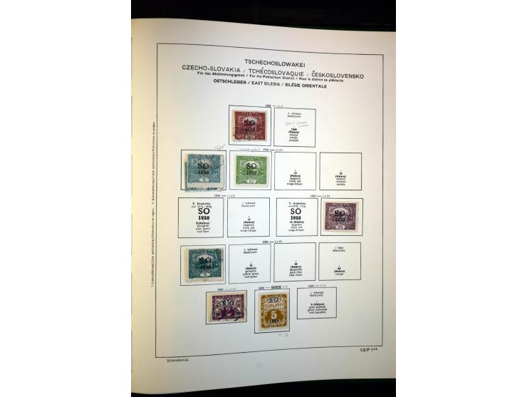 1918/38, interessante ungebrauchte/postfrische und gestempelte Sammlung mit einigen Briefen, spezialisiert nach Zähnungen, Fa