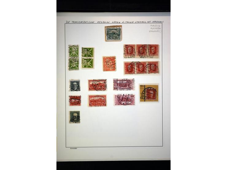 1918/38, interessante ungebrauchte/postfrische und gestempelte Sammlung mit einigen Briefen, spezialisiert nach Zähnungen, Fa