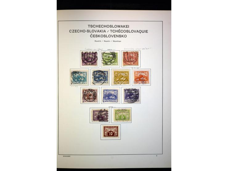 1918/38, interessante ungebrauchte/postfrische und gestempelte Sammlung mit einigen Briefen, spezialisiert nach Zähnungen, Fa