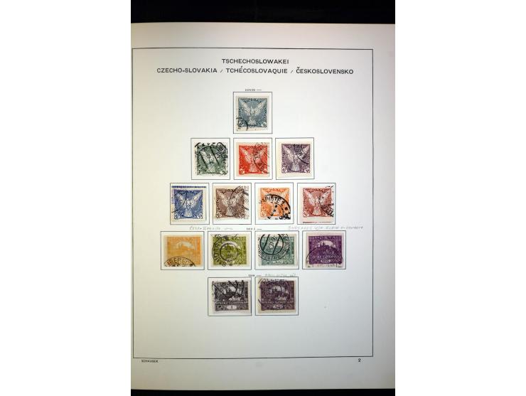 1918/38, interessante ungebrauchte/postfrische und gestempelte Sammlung mit einigen Briefen, spezialisiert nach Zähnungen, Fa