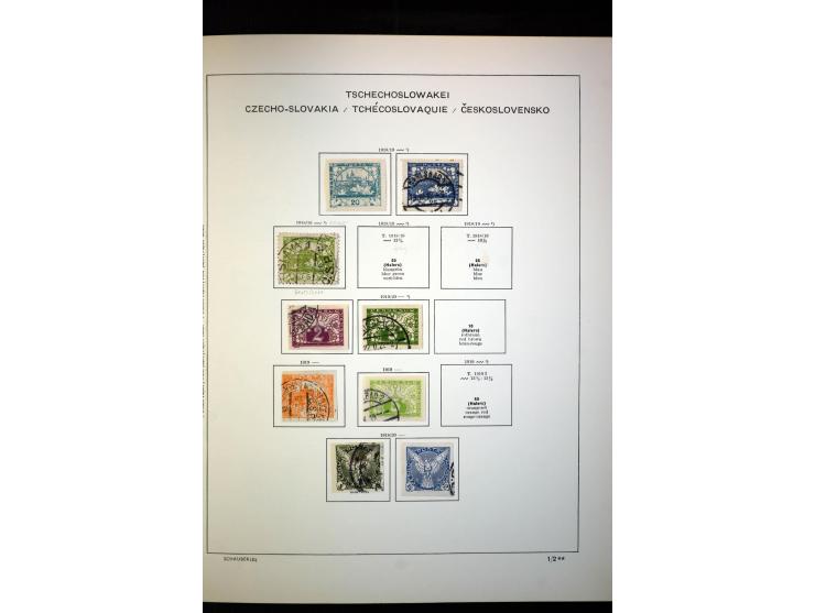 1918/38, interessante ungebrauchte/postfrische und gestempelte Sammlung mit einigen Briefen, spezialisiert nach Zähnungen, Fa