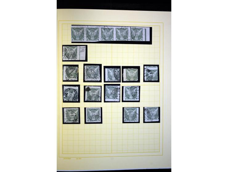 1918/38, interessante ungebrauchte/postfrische und gestempelte Sammlung mit einigen Briefen, spezialisiert nach Zähnungen, Fa