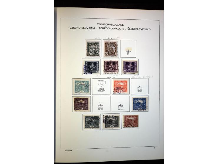 1918/38, interessante ungebrauchte/postfrische und gestempelte Sammlung mit einigen Briefen, spezialisiert nach Zähnungen, Fa