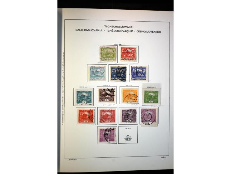 1918/38, interessante ungebrauchte/postfrische und gestempelte Sammlung mit einigen Briefen, spezialisiert nach Zähnungen, Fa