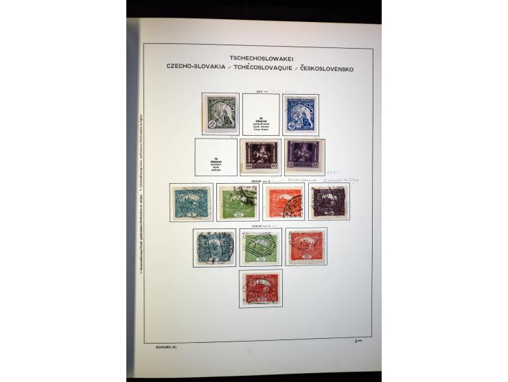 1918/38, interessante ungebrauchte/postfrische und gestempelte Sammlung mit einigen Briefen, spezialisiert nach Zähnungen, Fa