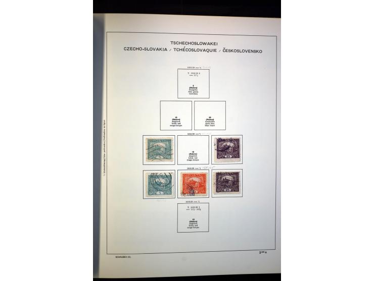 1918/38, interessante ungebrauchte/postfrische und gestempelte Sammlung mit einigen Briefen, spezialisiert nach Zähnungen, Fa