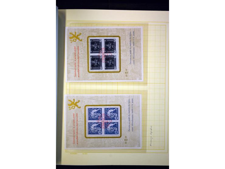 1918/38, interessante ungebrauchte/postfrische und gestempelte Sammlung mit einigen Briefen, spezialisiert nach Zähnungen, Fa