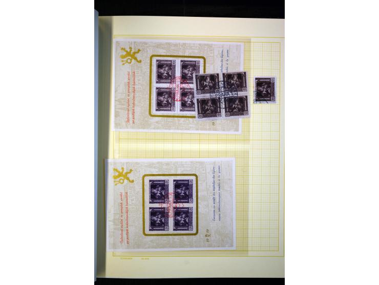 1918/38, interessante ungebrauchte/postfrische und gestempelte Sammlung mit einigen Briefen, spezialisiert nach Zähnungen, Fa